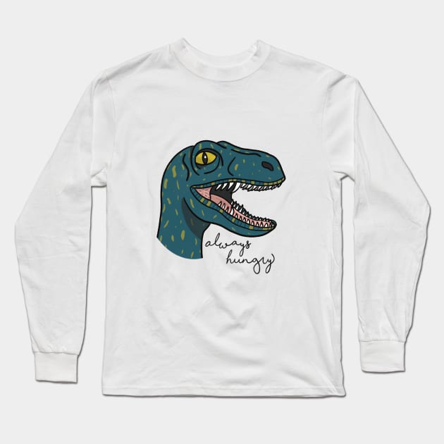 Always Hungry Long Sleeve T-Shirt by Amyologist Draws